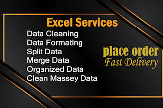 clean data in excel, merge, split and automate excel data