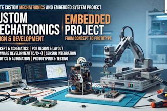 create custom mechatronics and embedded system project