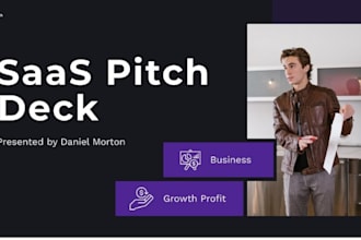 design saas startup pitch deck software investor fundraising presentation