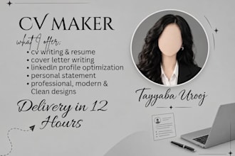 craft a modern ats resume and professional CV