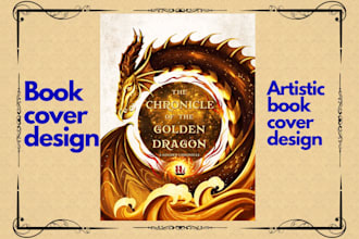 do artistic book cover design ebook cover design, kdp book cover, book design