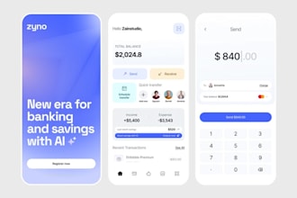 build a fintech, banking, payment or money transfer app