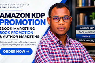amazon KDP promotion, ebook marketing, book promotion and author marketing