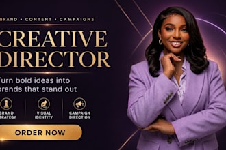 be your creative director social media strategist for branding and content