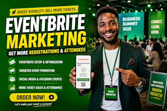 do online event virtual event banner, event plan and ticket boost