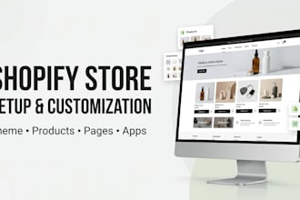 build and customize your shopify store