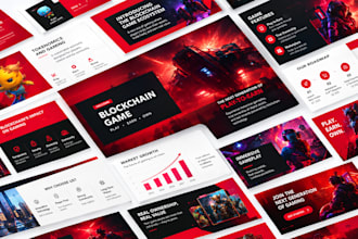 design blockchain game web3 gaming pitch deck investor fundraising deck