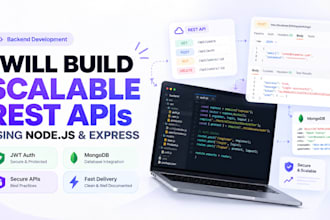 develop rest API using node js express and mongodb