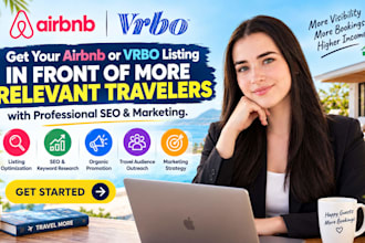 boost airbnb bookings airbnb marketing SEO vrbo promotion listing optimization
