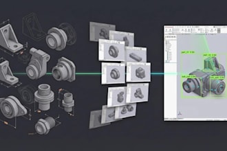 annotate cad, engineering drawings and technical data for ai model training
