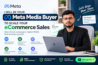 be your meta ads media buyer for ecommerce sales