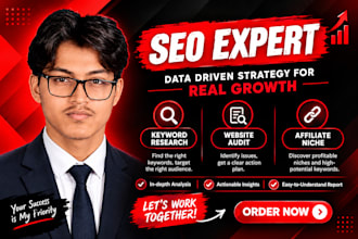do SEO website audit keyword research and affiliate niche research
