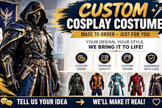 sew quality cosplay costume
