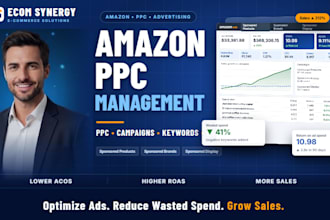 setup, optimize and manage amazon PPC campaigns amazon ads