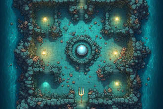 draw an immersive fantasy dnd map for your tabletop rpg world