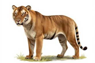 create realistic animal illustration