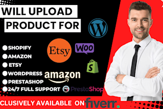 upload products or add products to shopify store