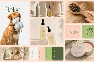 design a custom brand logo, brand identity, and branding kit