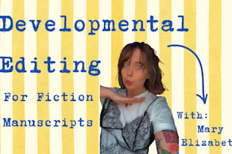 developmental edit a fiction novel manuscript
