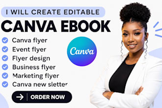 do canva flyer design canva business maketing canva newsletter flyer design