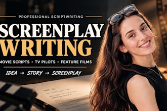 write your screenplay, movie script or film script