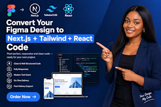 convert figma xd sketch design to nextjs react tailwind code