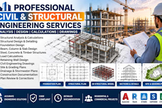 do professional civil and structural engineering analysis and design services