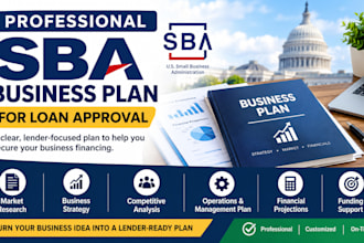 write an sba business plan for loan approval