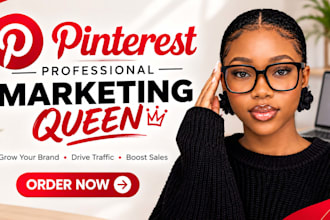 be your pinterest SEO queen and marketing manager expert