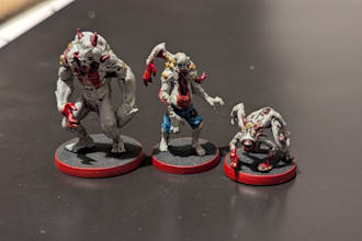 paint your board game miniatures, horror minis and tabletop figures