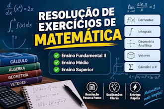 resolver e explicar exercícios de matemática passo a passo