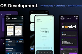develop a custom ios app for iphone and ipad