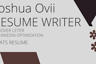 write an ats friendly resume, CV, and cover letter