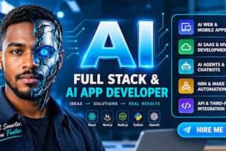 develop ai website, ai web application, ai saas app, ai software development