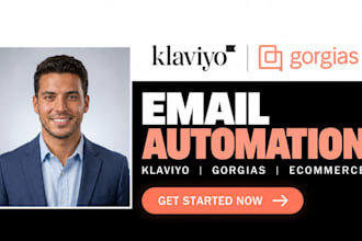 build klaviyo email marketing automation gorgias helpdesk crm ecommerce workflow