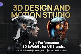 build 3d website using three js and webgl