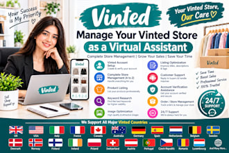 manage your vented store as a virtual assistant