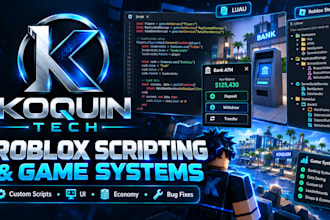 create custom roblox studio scripts and game systems