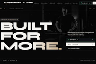 design a high converting landing page or web app with whatsapp lead generation
