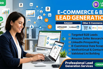 do lead generation and amazon seller research