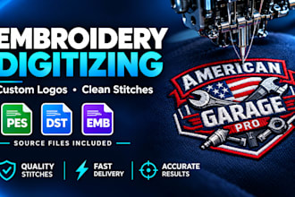 digitize image for embroidery patch design embroidery digitizing in 1 hours
