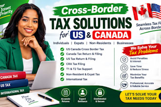 us canada cross border tax, canada tax return, US tax filing, non resident tax