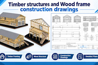 design timber structures and wood frame construction drawings