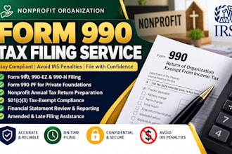 prepare form 990 nonprofit tax filing to ensure compliance and avoid irs penalty