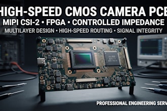 advanced cmos camera pcb with fpga mipi csi hdi and high speed signal integrity