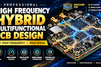 design high frequency hybrid multifunctional pcb layout