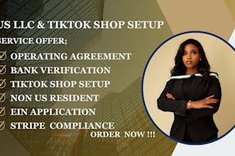 set up us llc ein itin bank account for foreign ecommerce sellers