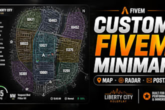 create a custom fivem minimap and radar for your server