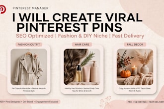be your fashion pinterest manager and create aesthetic pins