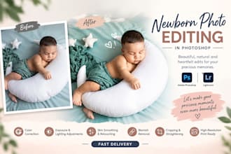 edit your newborn photos in photoshop